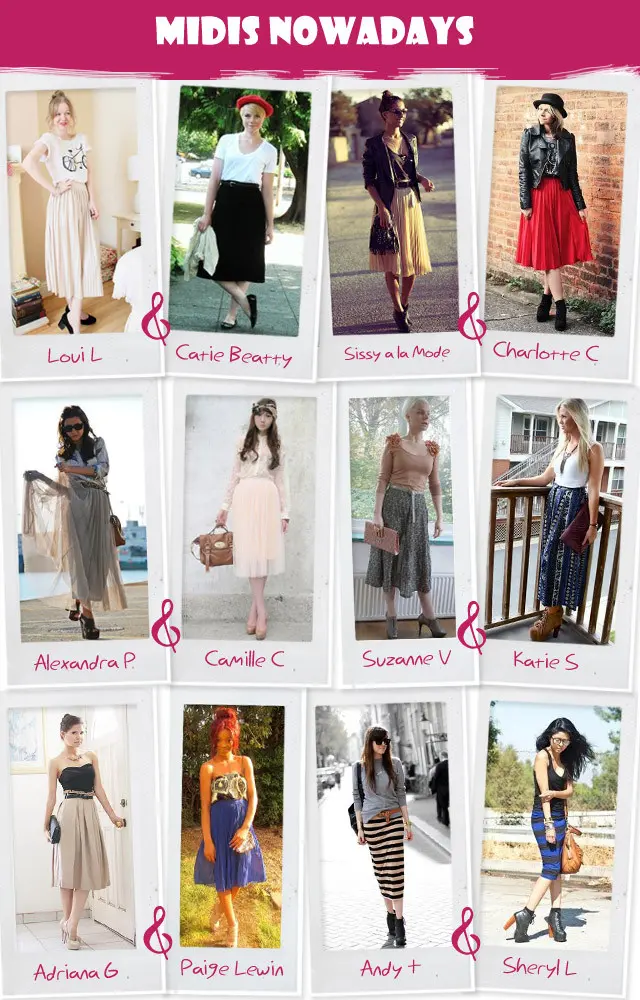Midi skirt