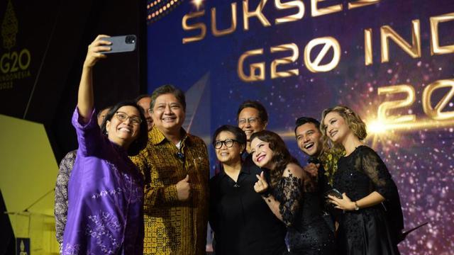 Menteri koordinator Bidang Perekonomian Airlangga Hartarto mengundang seluruh pengampu working group pada Sherpa Track dan Finance Track, engagement group, kontributor, dan pihak yang terlibat dalam penyelenggaraan Presidensi G20 Indonesia 2022.