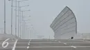 Jalan Tol Akses Tanjung Priok ini memiliki total panjang 16,67 km, yang merupakan bagian dari sistem jaringan jalan tol Jabodetabek dan terhubung ke jalan tol lingkar luar Jakarta, Jumat (27/5). (Liputan6.com/Gempur M Surya)