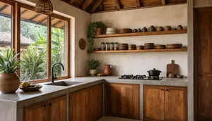 10 Desain Dapur Tradisional Rumah Desa agar Tidak Kumuh, Tampil Bersih dan Rapi