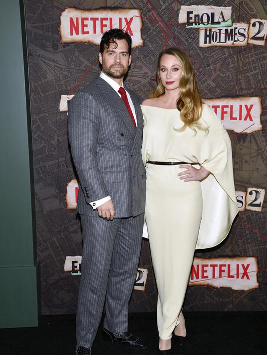 Henry Cavill dan Natalie Viscuso (Foto: Evan Agostini/Invision/AP)