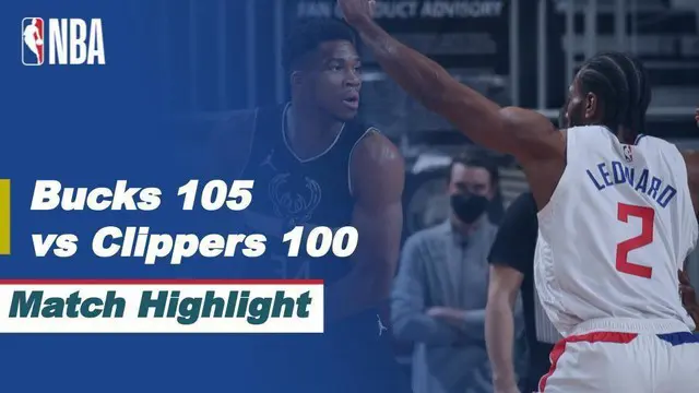 VIDEO: Highlights NBA, LA Clippers Menelan Kekalahan dari Milwaukee Bucks