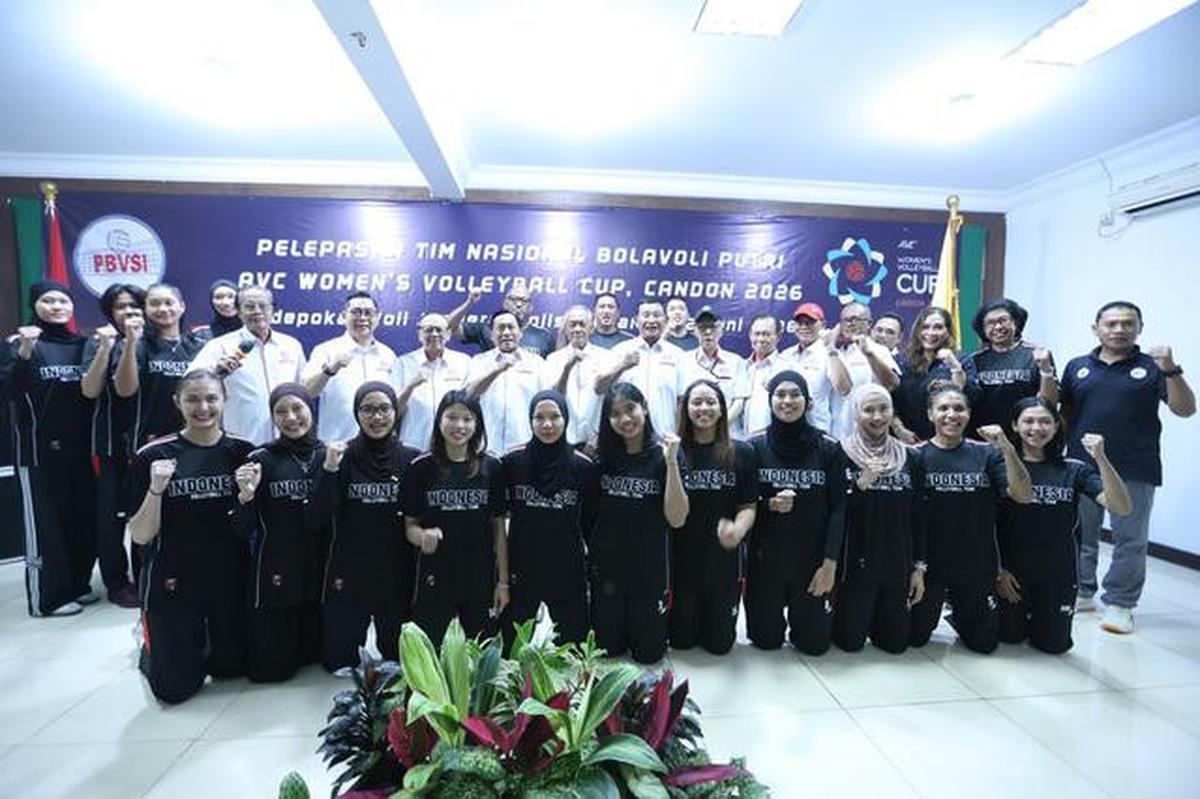 Imam Sudjarwo Lepas Timnas Voli Putri Indonesia ke AVC Women's Volleyball Cup 2026: Lupakan Pacar, Utamakan Negara