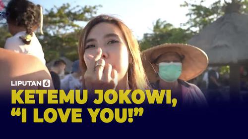 VIDEO: Warga Terkejut Bisa Lihat Presiden Jokowi dari Dekat