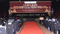 Universitas Mercu Buana menggelar Wisuda Diploma LII, Sarjana LVI, Magister XLIII, dan Doktor V Tahun Akademik 2022/2023 di ICE BSD, Rabu (21/12/2022). (Ist)