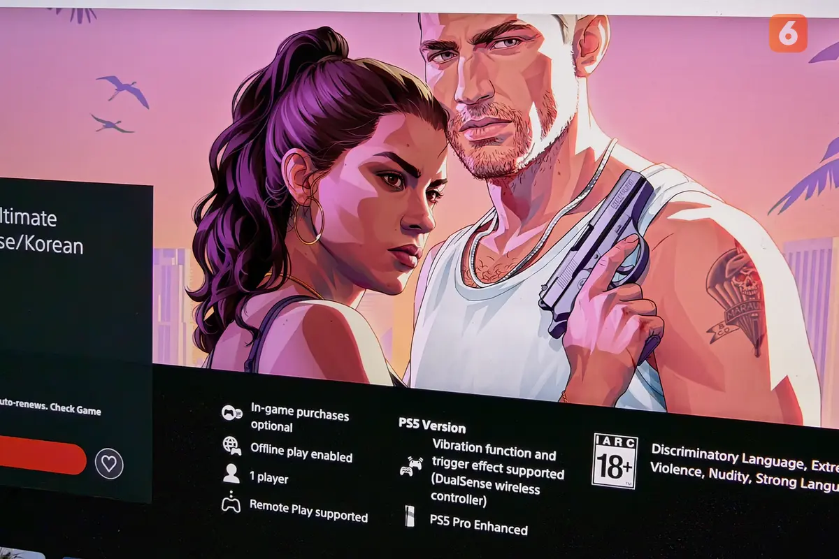 Harga Resmi GTA 6 di Indonesia Terungkap di PS Store, Beda dari Konversi Dolar