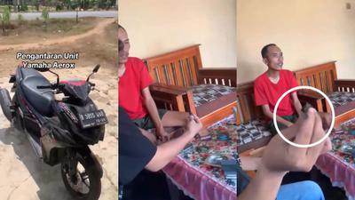 Viral Video COD Motor di Lampung Timur: Bayar Motor Pakai Lumut, Polisi Buka Suara