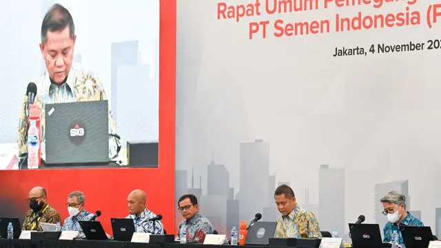 Rapat Umum Pemegang Saham Luar Biasa (RUPSLB) PT Semen Indonesia (Persero) 2022. (Dok SIG)