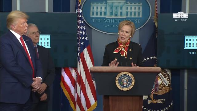 Dr. Deborah Birx, Koordinator Respons Virus Corona Gedung Putih.