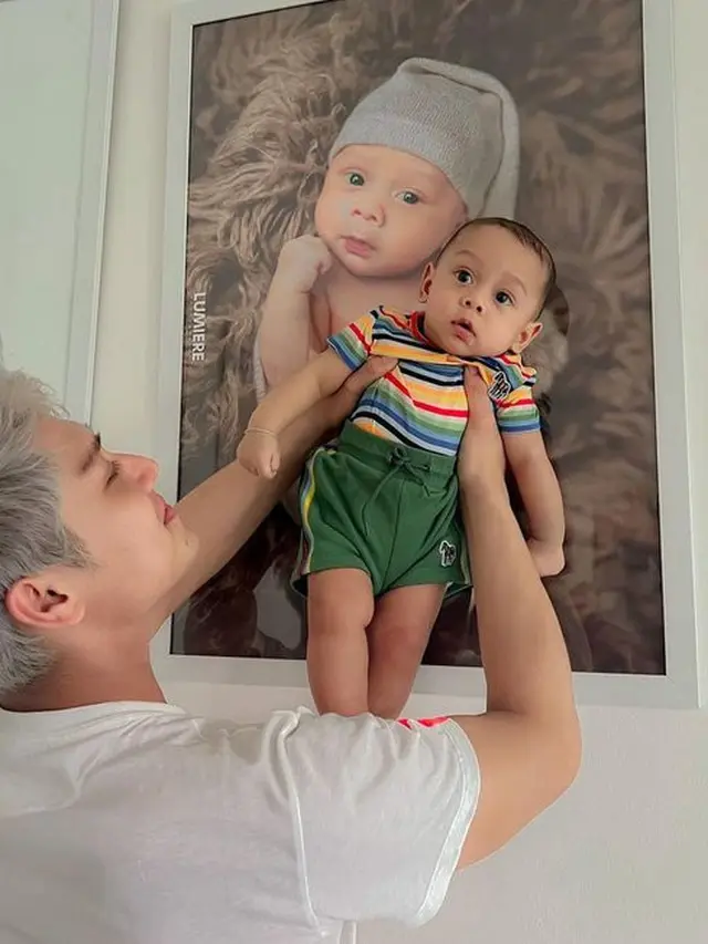 Baby L, anak Lesi dan Billar (Instagram.com/rizkybillar/lestykejora)