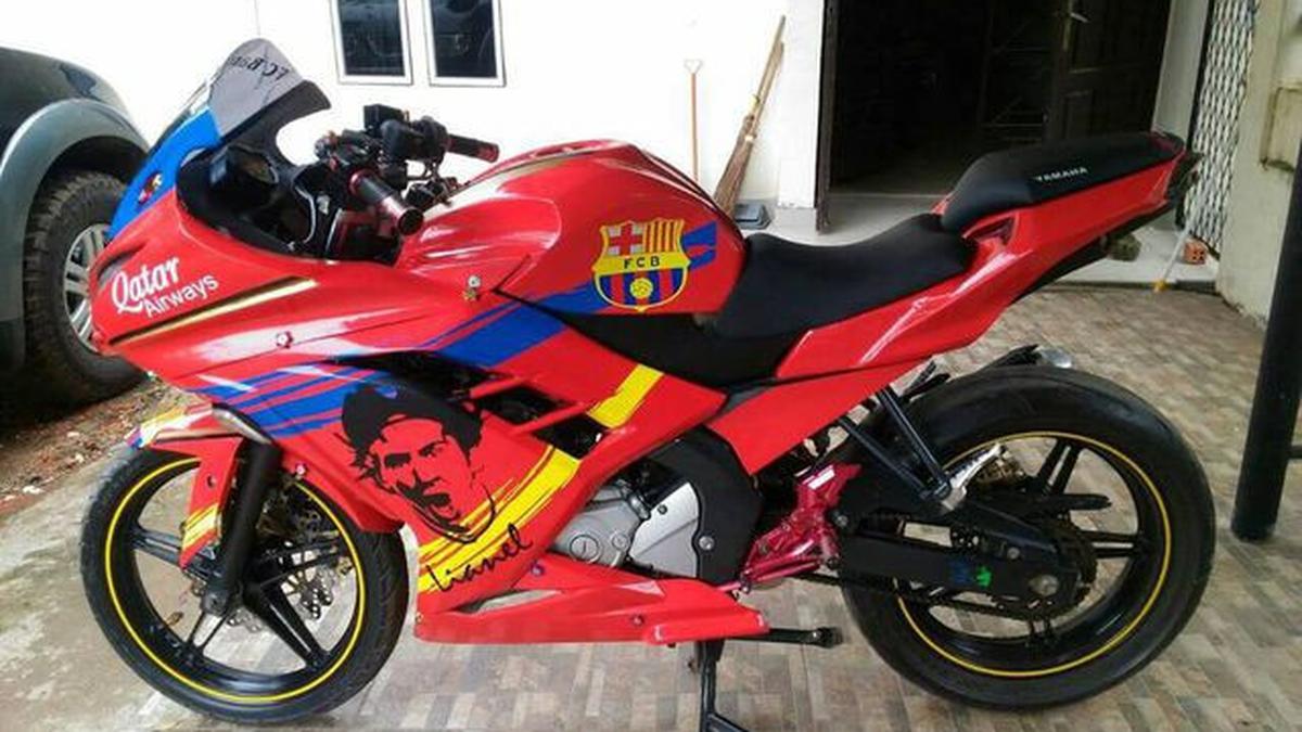Vixion Modif Ninja FI Livery Barcelona - Galeri Otosia.com