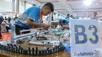 Mechatronics, salah satu bidang kompetensi di LKS SMK Nasional 2019/Stella Maris.