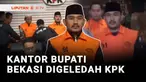 Penyidik KPK menggeledah ruang kerja Kantor Bupati Bekasi, Jawa Barat. Penggeledahan terkait kasus dugaan korupsi yang menjerat Bupati Bekasi.