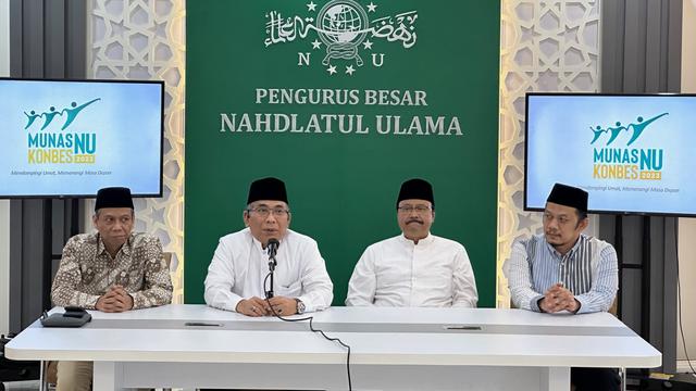 Ketua Umum PBNU Yahya Cholil Staquf atau Gus Yahya (Liputan6.com/Nanda Perdana Putra)
