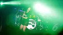 Penampilan energik dari penyanyi asal Inggris, Jessie J menutup gelaran acara Java Jazz Festival 2015 di JIExpo Kemayoran, Jakarta, Minggu (8/3/2015). (Liputan6.com/Faizal Fanani)