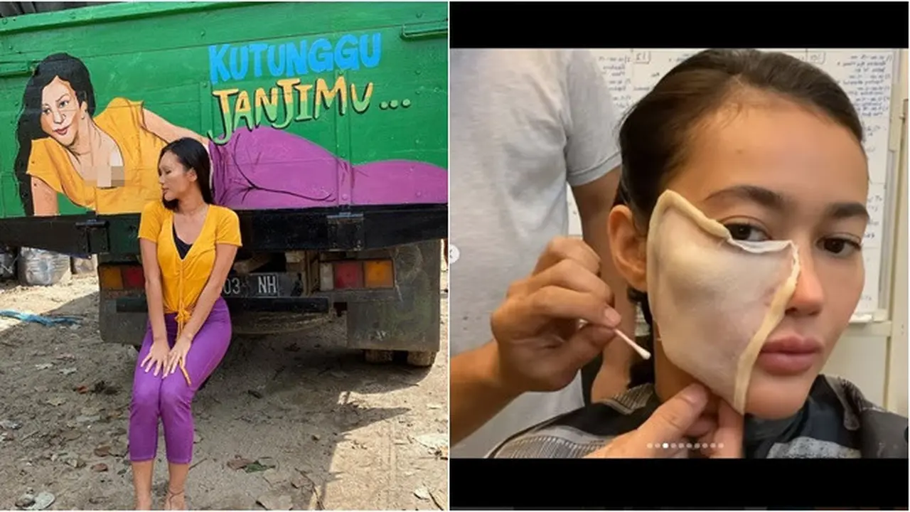 7 Transformasi Ratu Felisha saat Jadi Karakter Buruk Rupa di Film 'Seperti Dendam'
