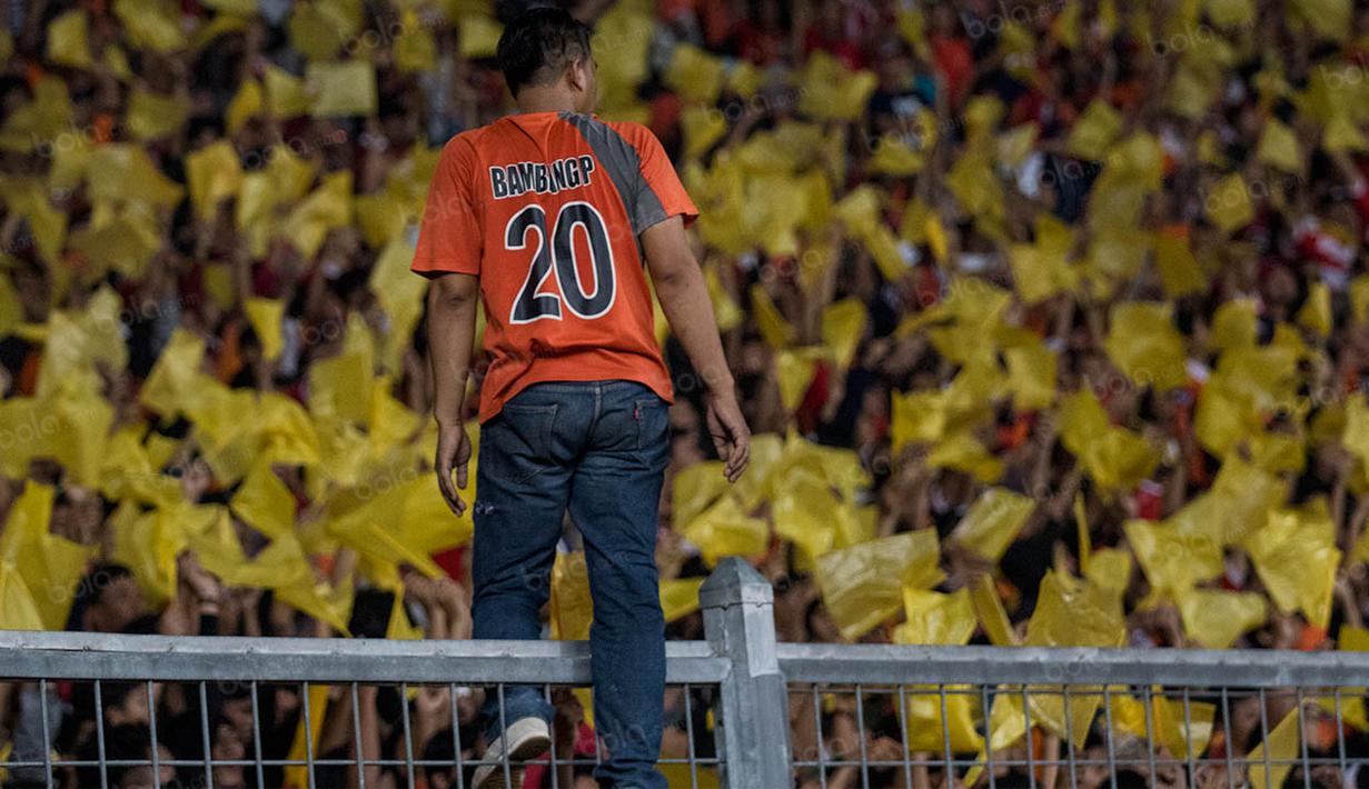 Namun meski demikian semangat Bepe untuk membela Persija tidak pernah surut. Sempat dikabarkan tidak ikut serta pada TSC 2016, tetapi akhirnya mantan pemain EHC Norad tetap bergabung diakhir-akhir pendaftaran pemain. (Bola.com/Vitalis Yogi Trisna)