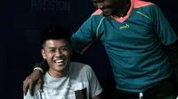 Jefri Kurniawan sudah bergabung dengan Arema pada Jumat (8/12/2017). (Bola.com/Iwan Setiawan)