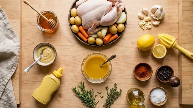 Resep Ayam Panggang Saus Madu Mustard