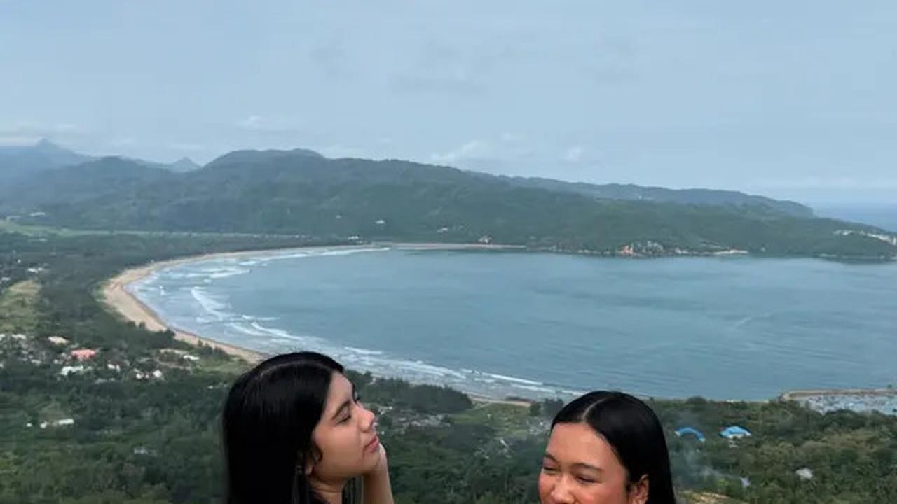 Galeri Foto Annisa Yudhoyono Jalan-jalan ke Pacitan Bareng Anak, Nikmati Suasana Alam