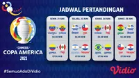 Jadwal dan Link Live Streaming Copa America 2021 Pekan Ini di Vidio 21-25 Juni. (Sumber : dok. vidio.com)