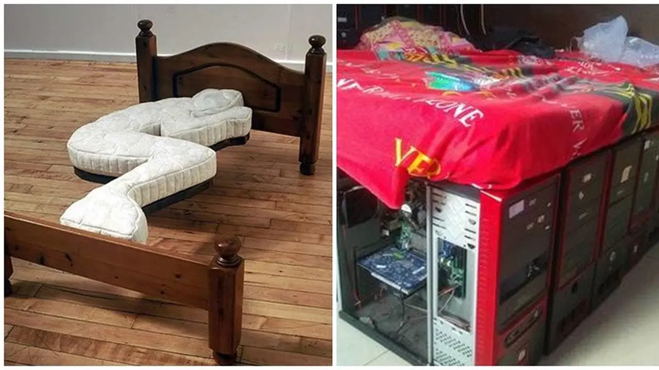 6 Potret Bentuk Kasur Ini Nyeleneh Banget, Bikin Enggak Nyaman Tidur