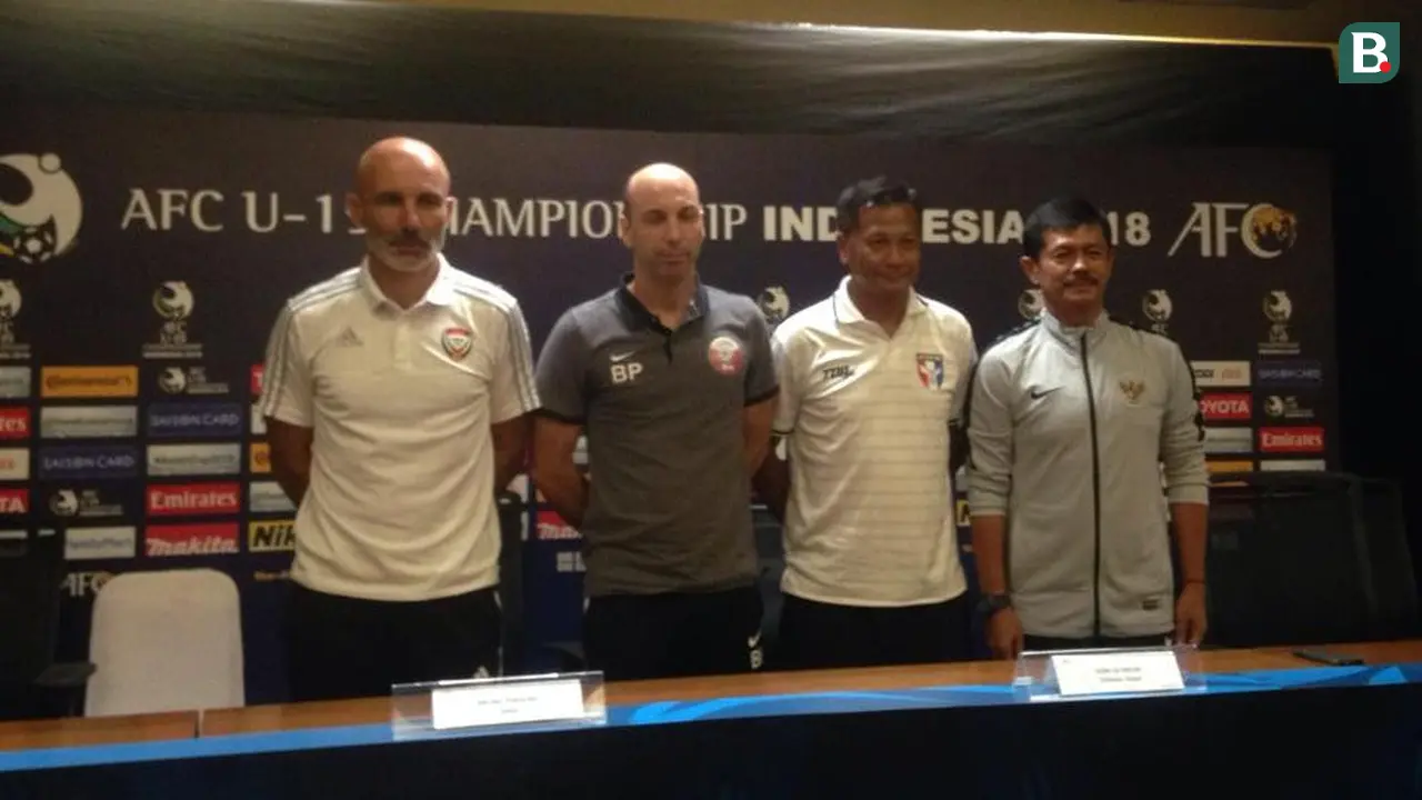 Konferensi Pers Grup A Piala AFC U-19 2018