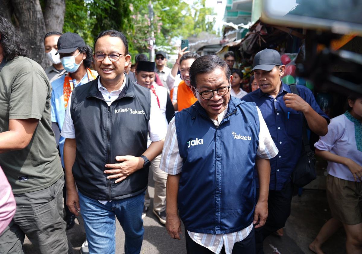 anies baswedan dan Pramono