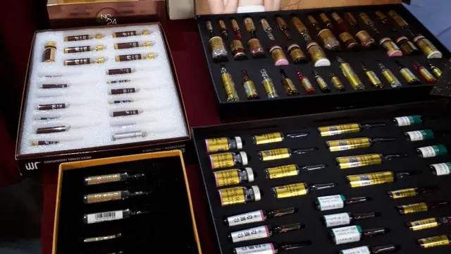 Obat injeksi ilegal yang disita BPOM di Semarang.