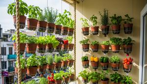 Ide Kebun Mini Vertikal untuk Rumah Mini