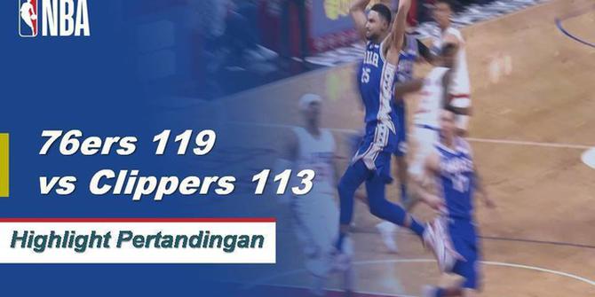 Cuplikan Hasil Pertandingan NBA : 76ers 119 vs Clippers 113