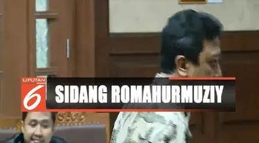 Romi memohon kepada hakim untuk bisa pindah tahanan ke Rutan Cipinang dengan alasan tidak konsentrasi ketika beribadah.