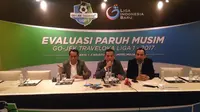 PT Liga Indonesia Baru menggelar evaluasi paruh musim Liga 1 2017 dengan menggelar managers meeting di Hotel Mulia, Senayan, Jakarta, Kamis (3/8/2017). (Bola.com/Benediktus Gerendo)