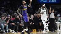 D'Angelo Russell memimpin Lakers kalahkan Bucks di laga NBA (AFP)
