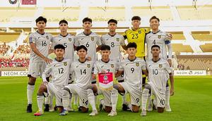Skuad Timnas Indonesia U-17 berfoto jelang laga melawan Korea Selatan pada laga pertama Grup C Piala Asia U-17 2025. (Dok. Timnas Indonesia)