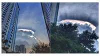 Menakjubkan, Fenomena Alam Langka Ini Perlihatkan Awan Bak Aurora