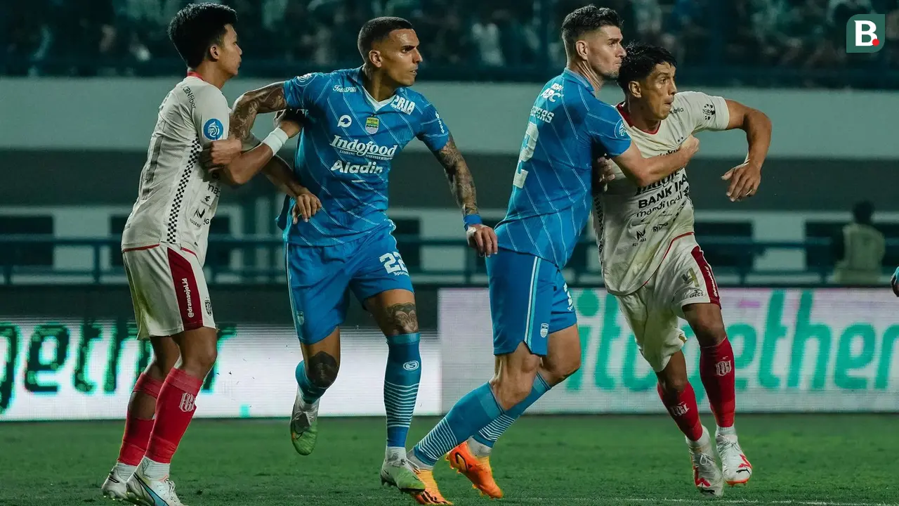Masih Belum Bisa Kalahkan Bali United, Persib Bandung Hanya dapat Skor Imbang