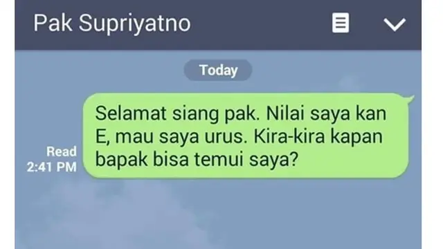 6 Chat Mahasiswa Protes Nilai E ke Dosen Ini Bikin Elus Dada