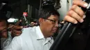 Dirjen Bina Marga Kementerian PUPR, Hediyanto W Husaini usai di periksa oleh KPK, Jakarta, (1/6).Kasus yang menjerat politikus PDI Perjuangan Damayanti Wisnu Putranti bersama beberapa sejawatnya di Komisi V DPR RI. (Liputan6.com/Helmi Afandi)