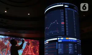 Kinerja saham emiten bank jumbo seperti PT Bank Rakyat Indonesia Tbk. (BBRI) dan PT Bank Central Asia Tbk (BBCA) kompak ambrol. (Liputan6.com/Angga Yuniar)