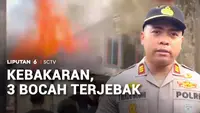 Warga Bahu-Membahu Selamatkan Tiga Anak Terjebak Kebakaran Rumah