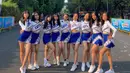 Fujianti Utami Putri atau lebih populer dengan Fuji belakangan ini penampilannya kerap mencuri perhatian. Berikut beberapa potret jadulnyasaat Fuji masih menjadi cheerleader. [Instagram/fuji_an]