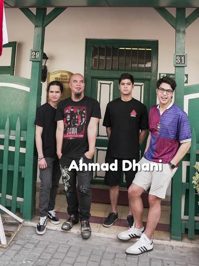 Potret Ahmad Dhani dan anaknya (Sumber: Tiktok/@niff2005)