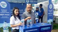 Danone Indonesia melalui Danone-AQUA meluncurkan kampanye Mudik Bijak Sampah. (Liputan6.com/ ist)