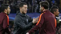 Gelandang Chelsea, Eden Hazard, mengaku kagum dengan sosok Lionel Messi. (AFP/Ian Kington)