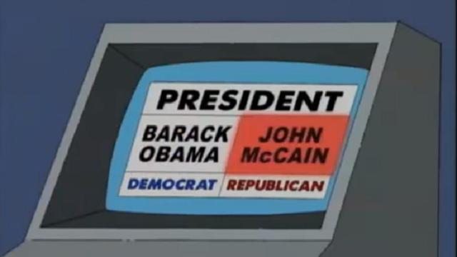 Saat suara dimasukkan, bukannya kepada Barack Obama melainkan suara masuk pada John McCain (Capture/YourFavoritesHere)