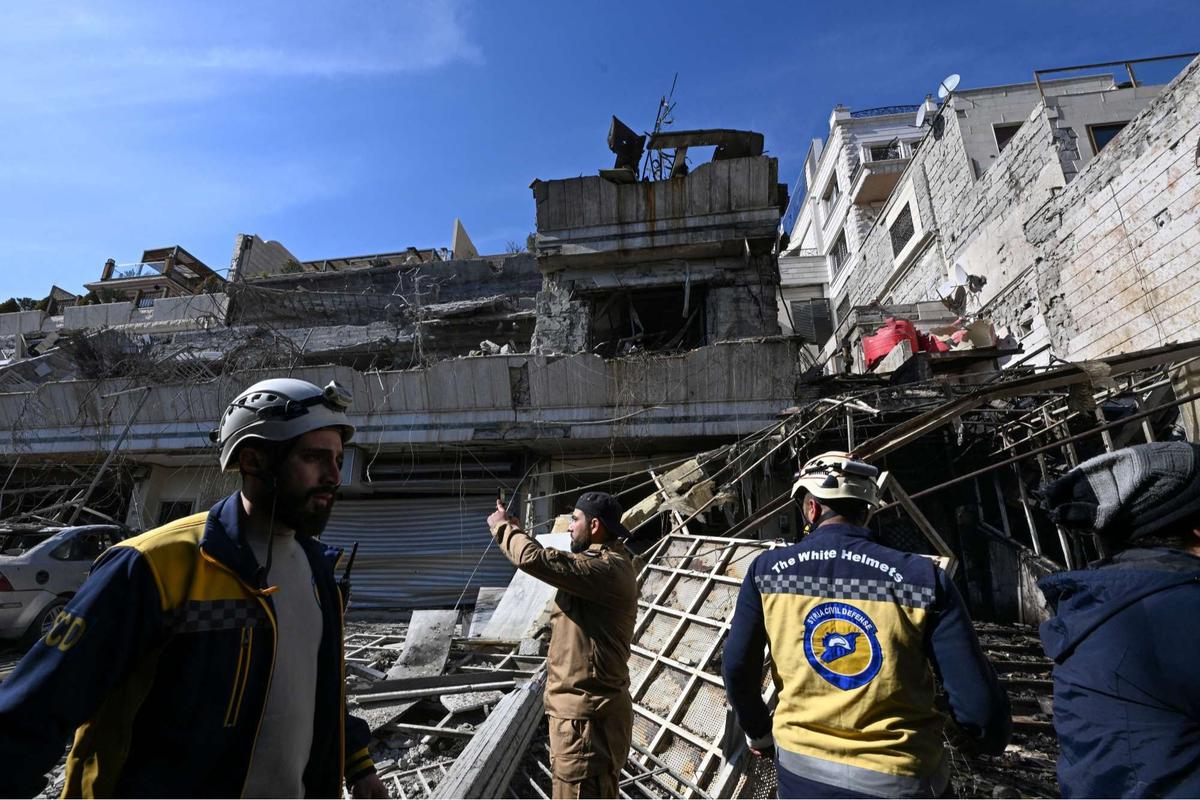 Serangan brutal Israel di Damaskus