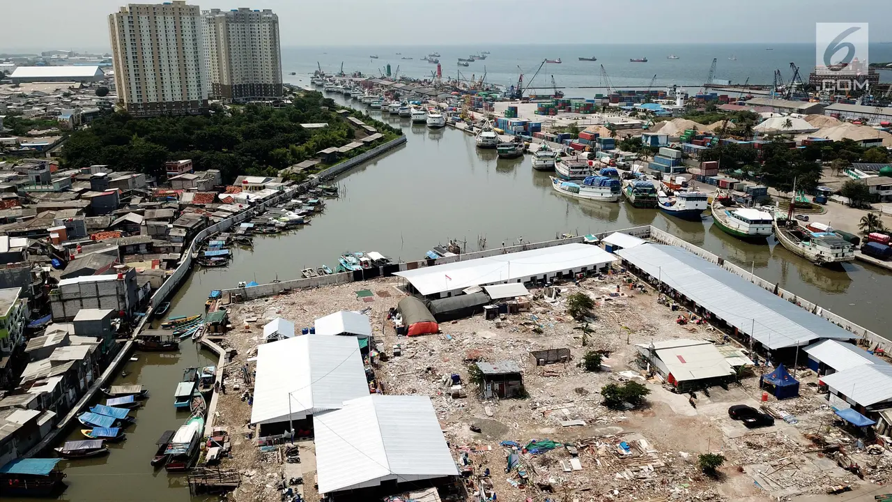 Shelter Kampung Aquarium dari Ketinggian