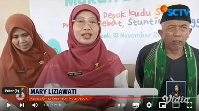 Kepala Dinas Kesehatan Kota Depok, Jawa Barat Mary Liziawati. (YouTube Liputan6)