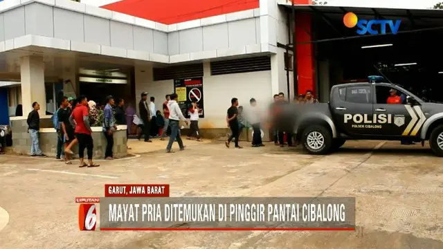 Warga Garut, Jawa Barat, temukan jasad pria tanpa identitas di pinggir Pantai Cibalong.